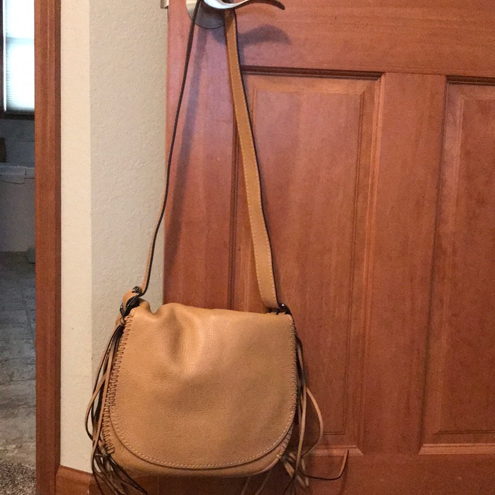 COACH whiplash saddle bag, tan NWT